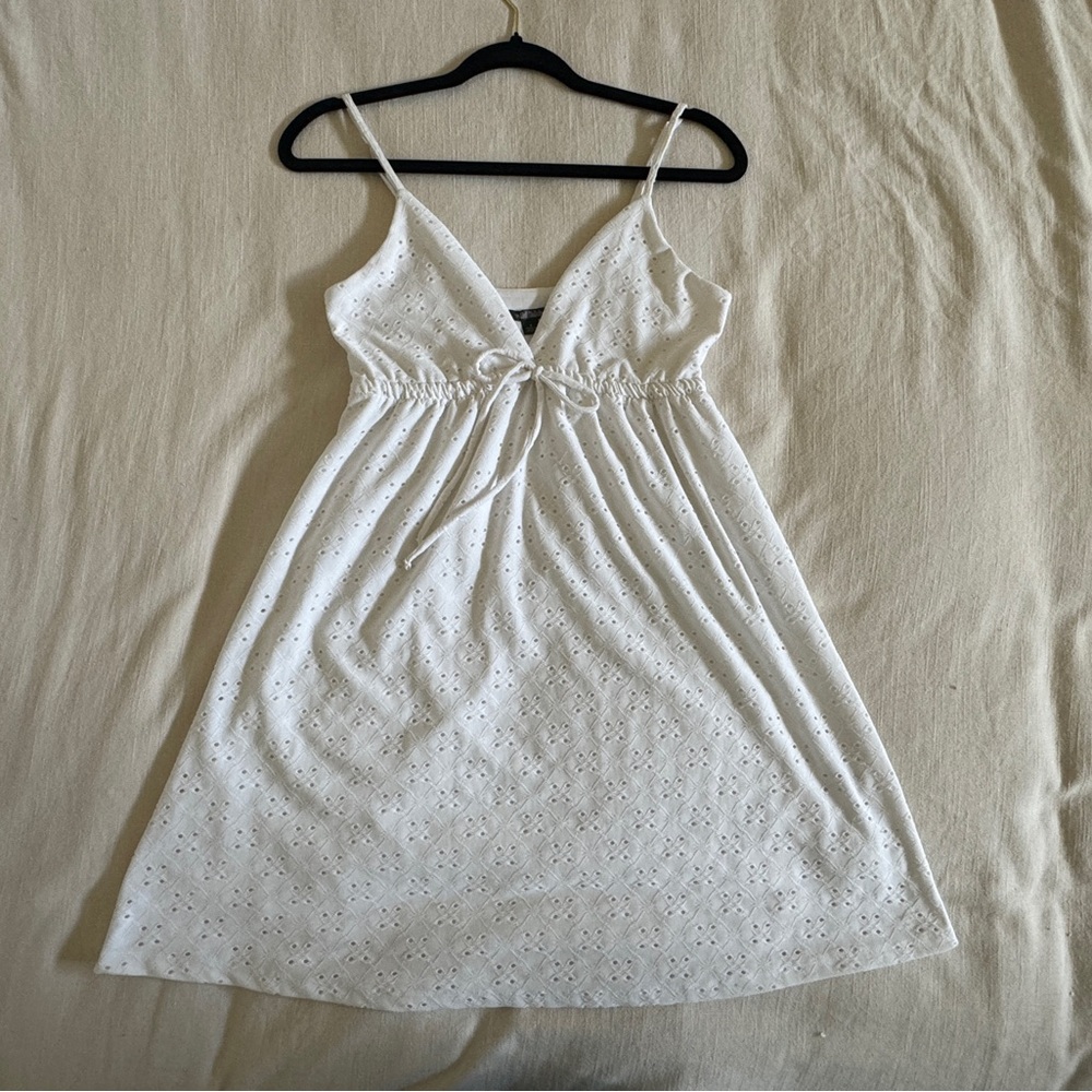 Wild Fable White Eyelet Sundress  
Size Small